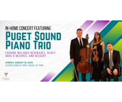 In-Home Concert with Puget Sound Piano Trio