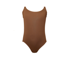 Brazen Brown Fleshtone Camisole Child Leotard