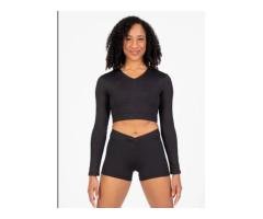 ProWEAR Long Sleeve V-Neck Midriff Pullover - GIRLS